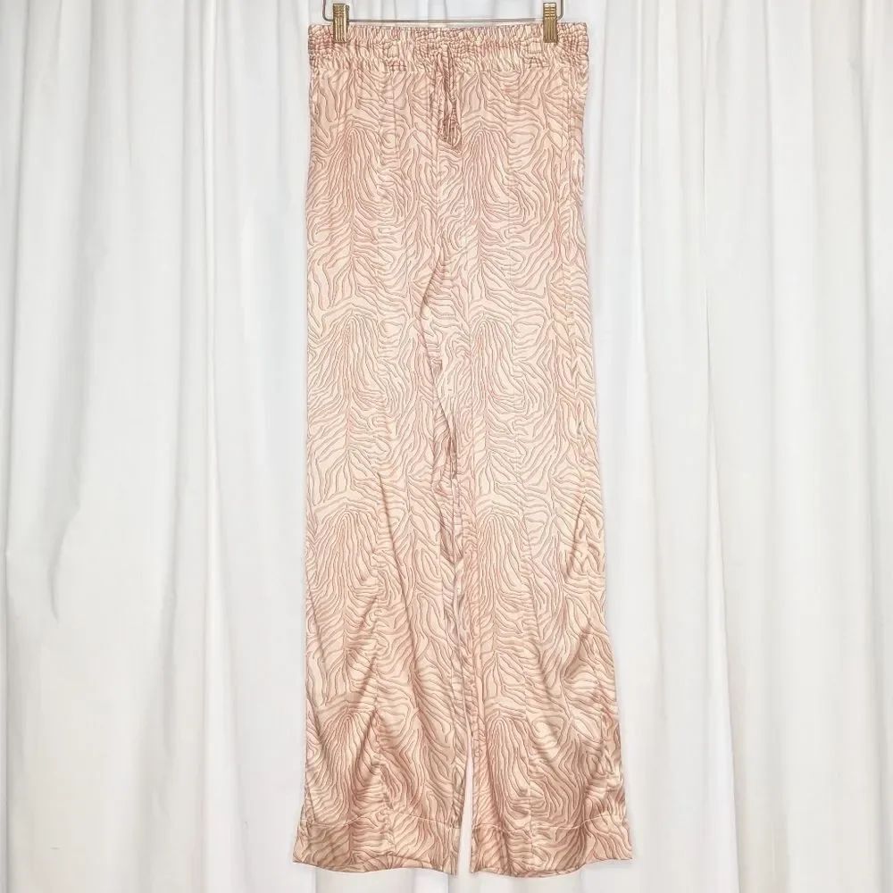 Tucker NYC Camilla Pant Exru Tiger in Silk Stretch Charmeuse Animal Print